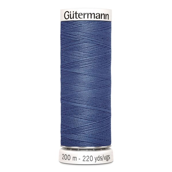 Нитки универсальные Gutermann Sew-all, 200м, 112 серо-синий джинс, 5 катушек