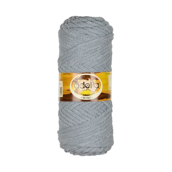 Пряжа Adelia Mimi / уп.5 мот. по 100г, 80м, 03 серый