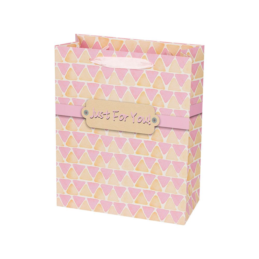 Подарочный пакет 210 г/м², 26х32х12 см, 12 шт, 06 геометрия, Stilerra BRVM