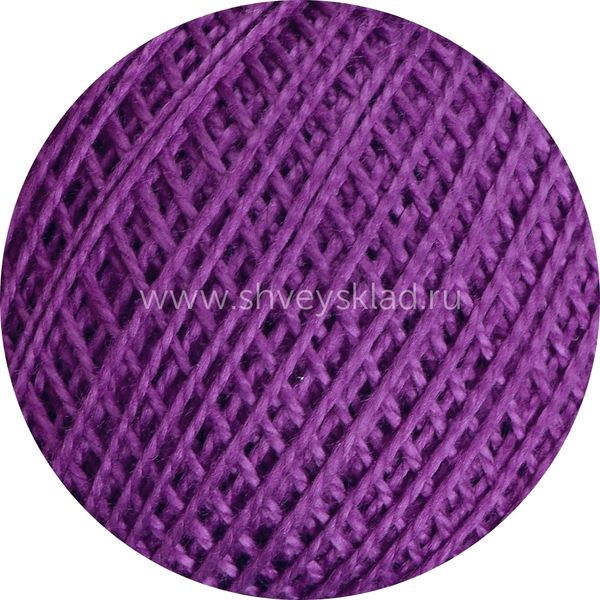 Пряжа ПНК им.Кирова Ирис / уп.20 мот. по 25 г, 150м, 2206 африканский фиолетовый