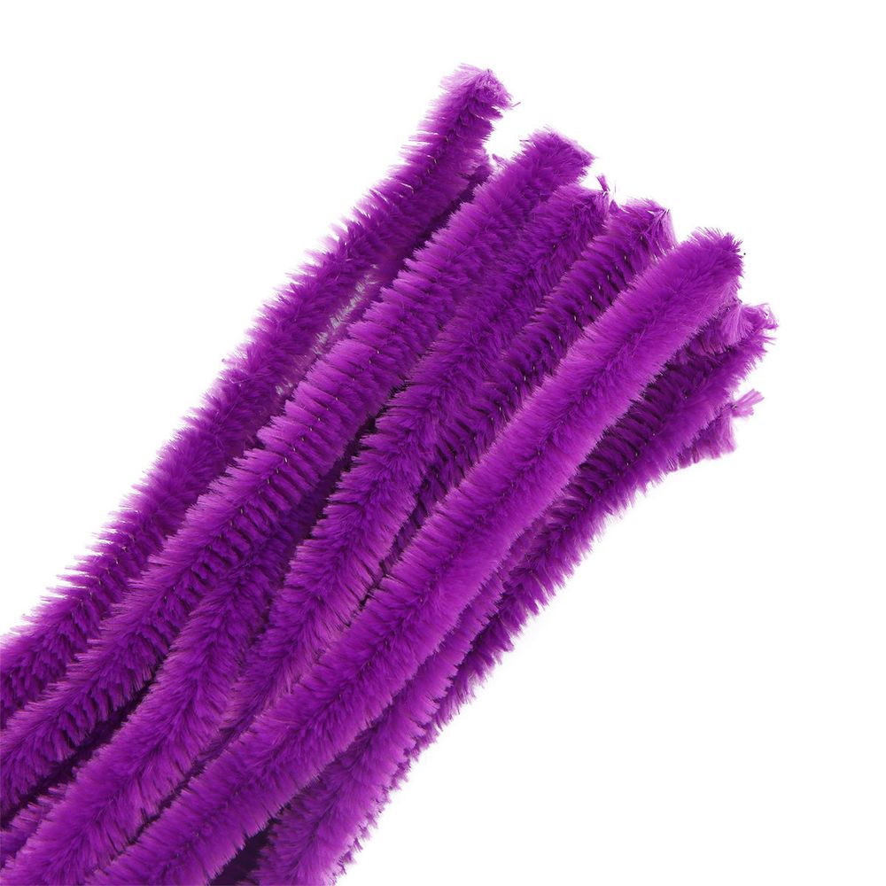 Синель-проволока, 12 мм / 30см, 15 штук, Astra&Craft (A-032 сиреневый)