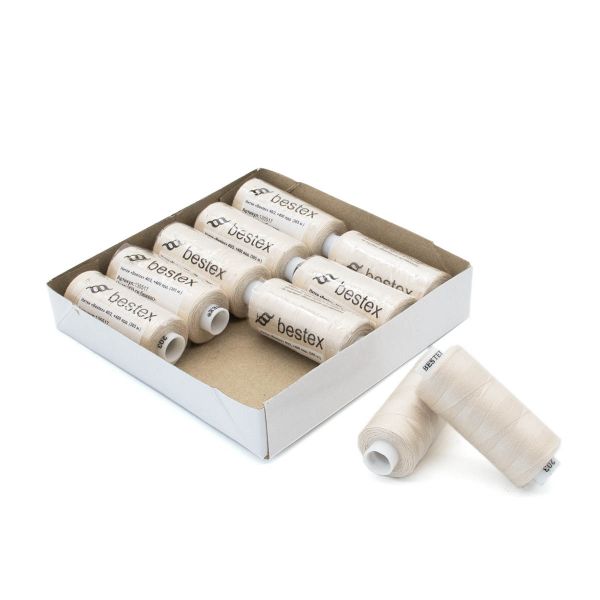 Нитки швейные бытовые Bestex 40/2, 365 м (400 ярд) / 10 кат., 203 розовый зефир