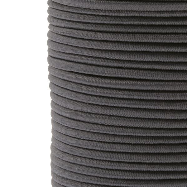 Резинка шляпная (шнур эластичный) ⌀3.0 мм / 100 метров, 0370-0300В, С301-т.серый