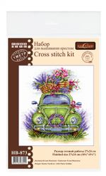 Набор для вышивания нитками МП Студия НВ-873, По цветущим полям, 27х24 см