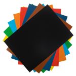 Картон цветной мелованный 200 г/м², A4 21х29.7 см, 8 л. 8 цв, Лео LNSCC-01