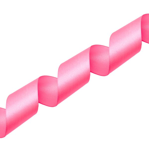 Лента атласная 1-сторонняя 50.0 мм / 22.86±1 метров, 012 яр. розовый, Globus