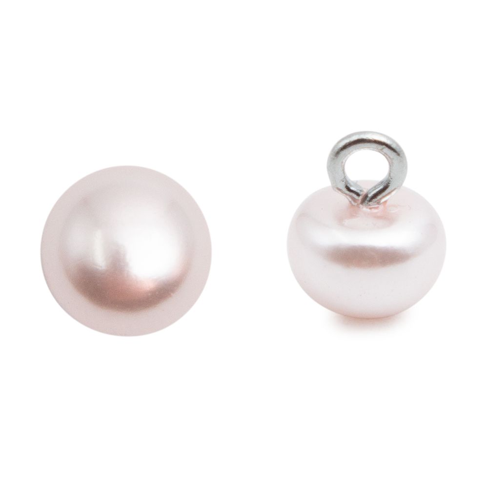 Пуговицы на ножке 8мм (Pink1 (розовый1)), 36 шт