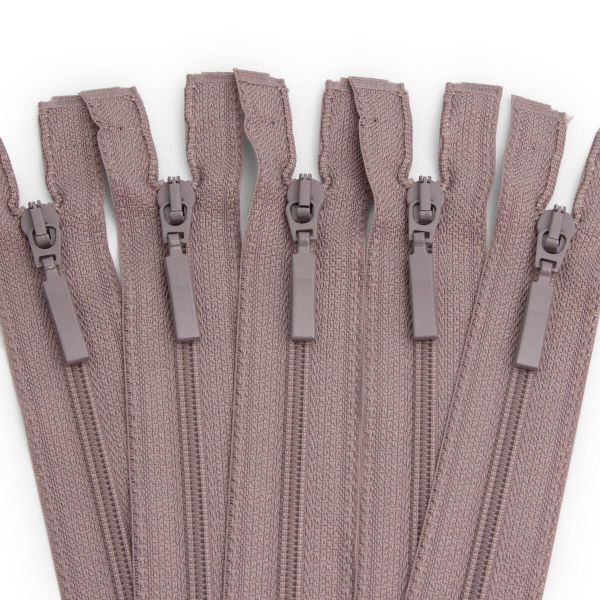 Молния спираль (витая) Arta Т5 (5 мм) 1 зам., разъем., 80 см, цв. 327 серый, уп.5 шт