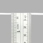 Резинка шляпная (шнур эластичный) ⌀3.0 мм / 100 метров, 0370-0300В, С501 - белый