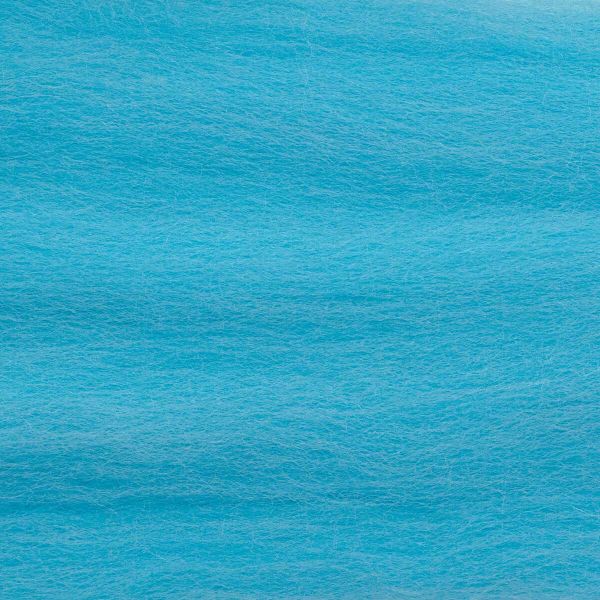 Шерсть для валяния Троицкая тонкая 1х100 г (до 23 мкр), 583 бирюза