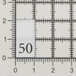 Этикетка-размерник, белый, 10х20 мм, 100 шт, 50