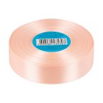 Лента атласная 1-сторонняя 25.0 мм / 33±2 метра, 007 персиковый, Gamma