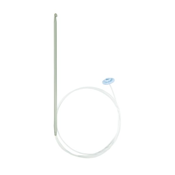 Крючок тунисский с леской алюминий ⌀3.5 мм, 80 см, в чехле, Gamma SH4