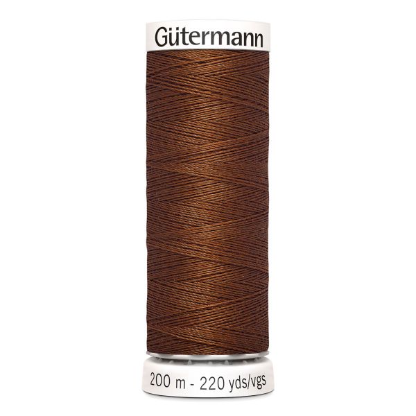 Нитки универсальные Gutermann Sew-all 100 (200 метров) | 650 золотисто-каштановый