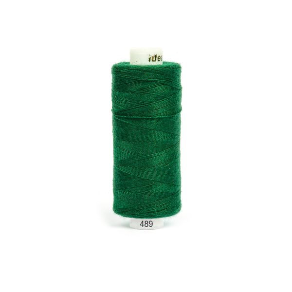 Нитки швейные бытовые Ideal 40/2, 366 м / 10 кат., 489 зеленый