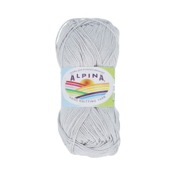 Пряжа Alpina Holly / уп.10 мот. по 50г, 200м, 230 св. серый