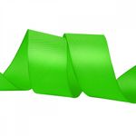 Лента репсовая (в рубчик) 38.0 мм / 22.8±1 метра, 579 ярк.зеленый, Magic4Hobby