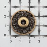 Кнопка пришивная металл ⌀27.0 мм, металл, OB, уп.10 шт