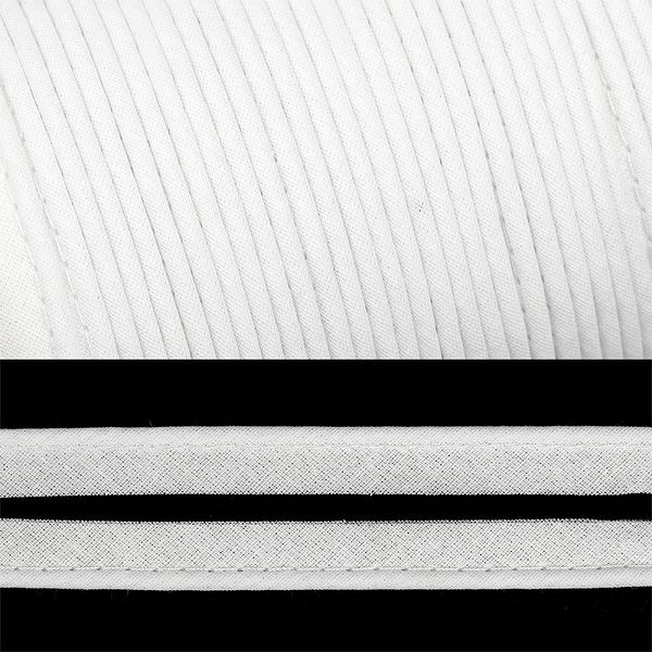 Кант хлопковый 12 мм / 65.8 метров, 101 белый