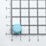 Пуговицы на ножке 18L (11мм), пластик (col.17 голубой), 72 шт, CR P-45