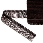 Бахрома отделочная 35.0 мм / 16 метров, 200 т.шоколадный, Gamma А-08