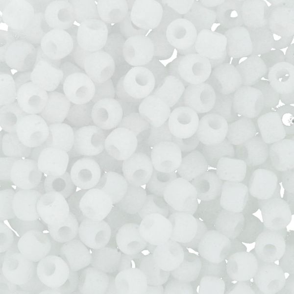 Бисер Toho 11/0 круглый (2.2 мм), 500 г, 0041F белый матовый