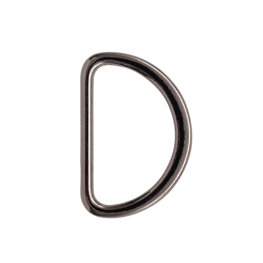 Полукольцо литое 33мм (41х28мм) цв.металл (черный никель), 819B-036, 50 шт