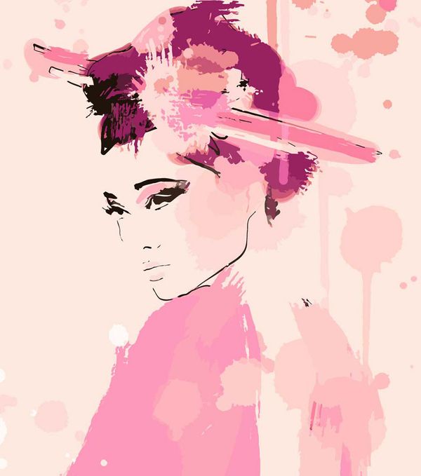 Холст для раскрашивания по номерам PNB/C3 №29, Девушка из Киото, 40х30 см