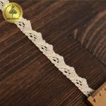 Кружево вязаное (тесьма) 15 мм цв.01 натуральный, уп. 50 м, M09937, Kruzhevo