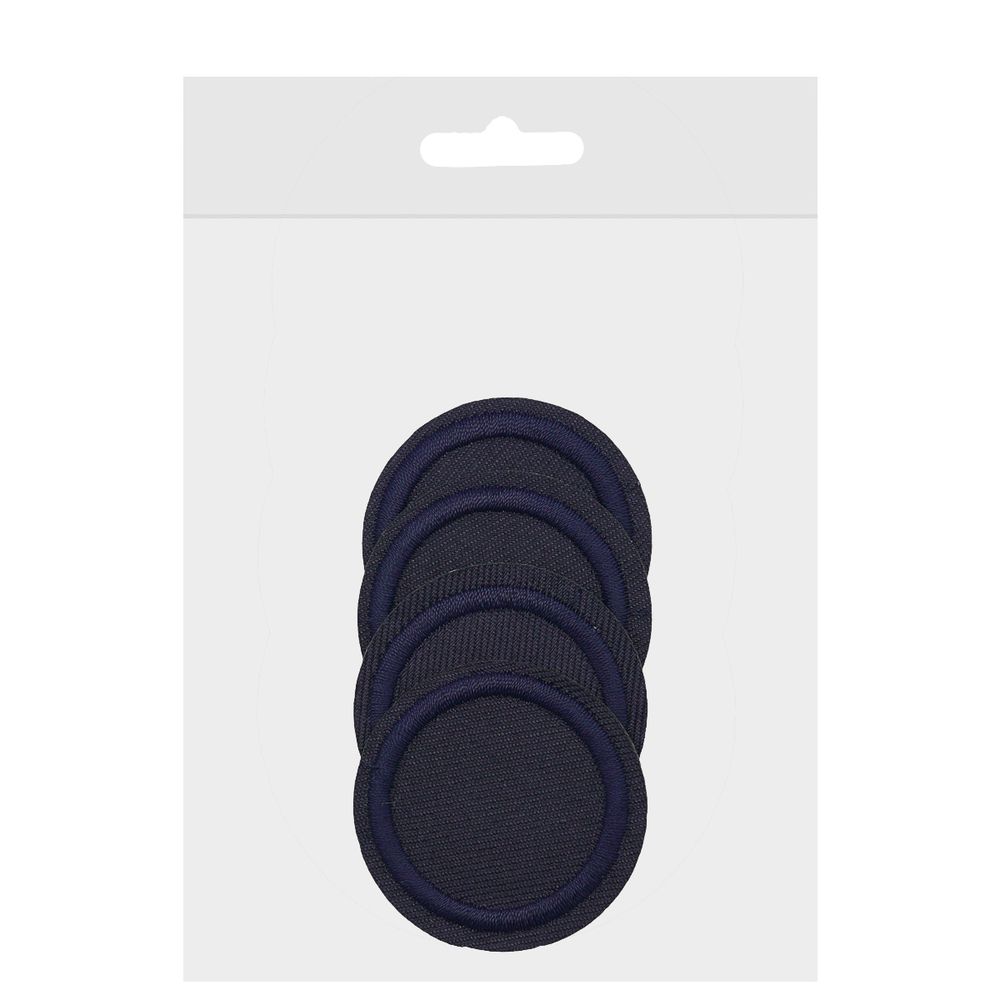 Термозаплатка круглая 40х40м (Blue (синий)), LA431, 4 шт