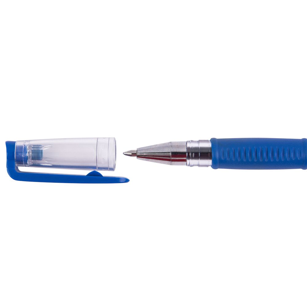 Ручка гелевая неавтоматическая с грипом ECGP-06 0.5 мм, 12 шт, 01 цвет чернил: синий, Expert Complete ECGP-06