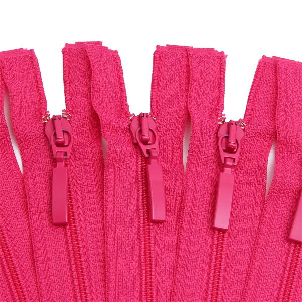 Молния спираль (витая) Arta Т5 (5 мм) 1 зам., разъем., 50 см, цв. 383 малина, уп.5 шт