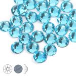 Стразы термоклеевые Xirius 8+8 граней SS20 (4,6-4,8 мм) HF20-11 цв. Aquamarine, уп. 100 шт