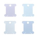 Бобины для мулине 3.7 см, 4 см, 20 шт, ассорти, Gamma LB-20