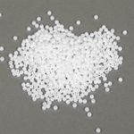 Бусины пластик (перламутр) ⌀4 мм, цв.033 белоснежный, уп.50г (1500 шт), Magic4Hobby