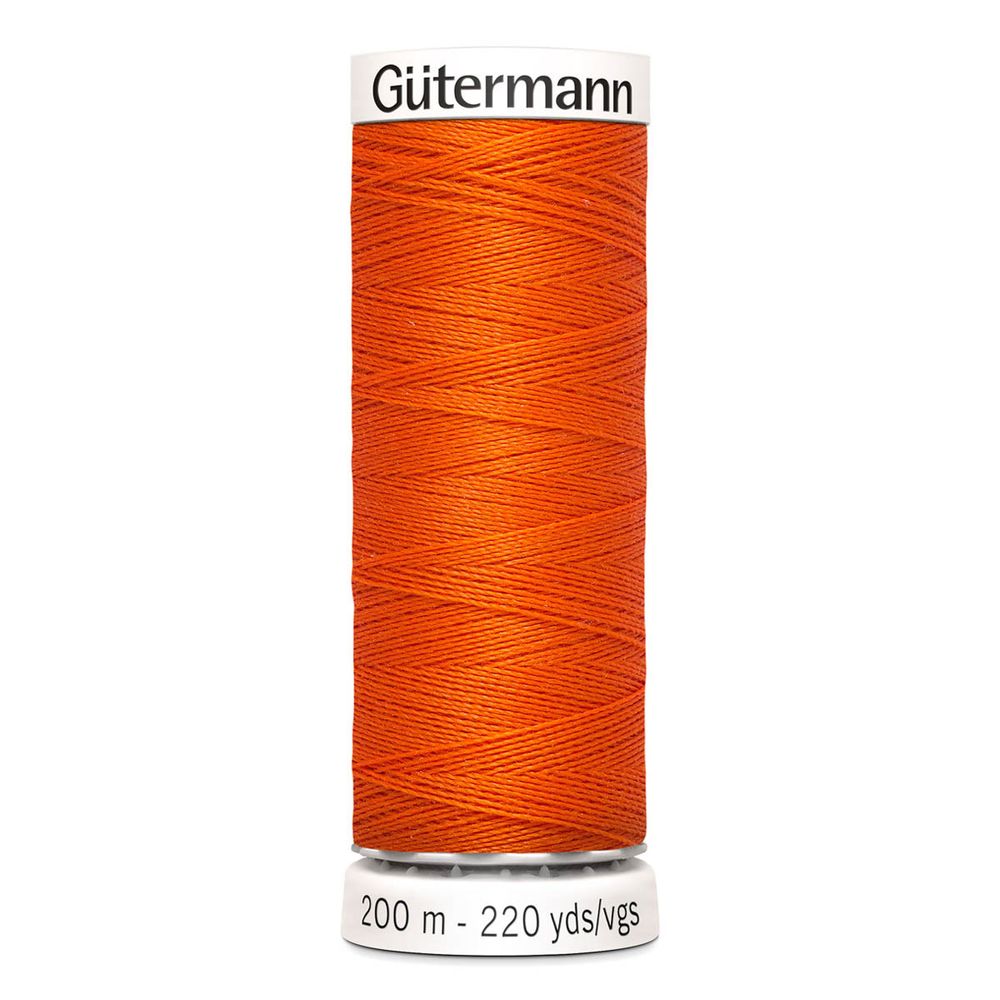 Нитки универсальные Gutermann Sew-all, 200м, 351 оранжевый