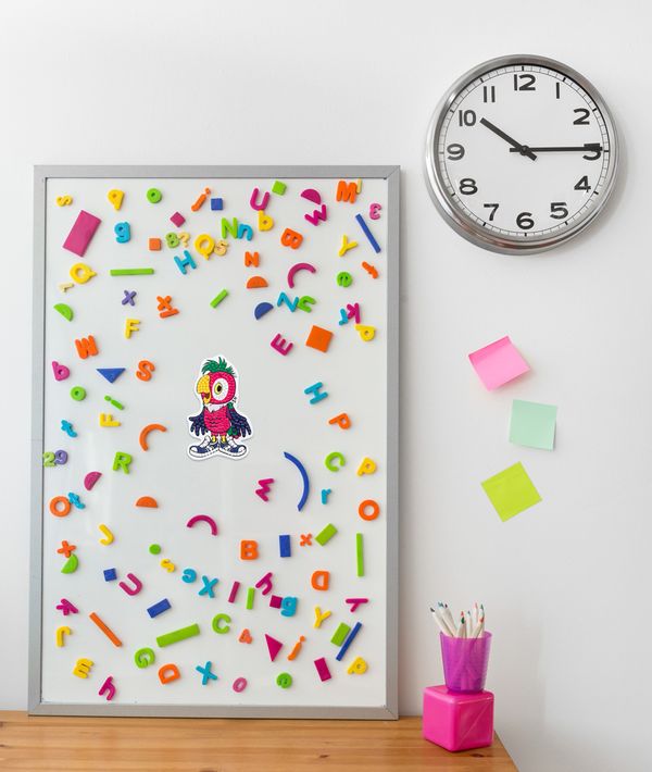 Алмазная (кристальная) мозаика Фрея CMF-ALVM-095, Союзмультфильм. Магнит Попугай Кеша, 6х10 см