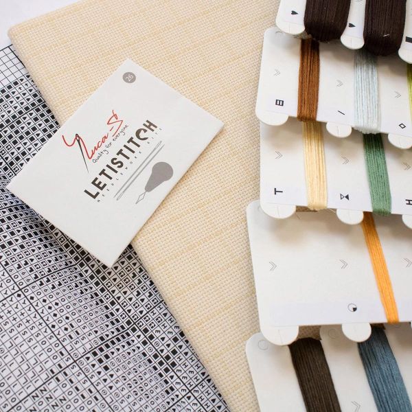 Набор для вышивания нитками Luca-S, Шале, 53х41см