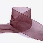 Лента капроновая (органза) 50.0 мм / 22.8±1 метра, 110 т. коричневый, Blitz OR-50