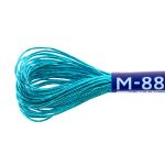 Мулине Gamma металлик JT 12 мотков по 11 метров, M-88 лазурный, Gamma MOULINE