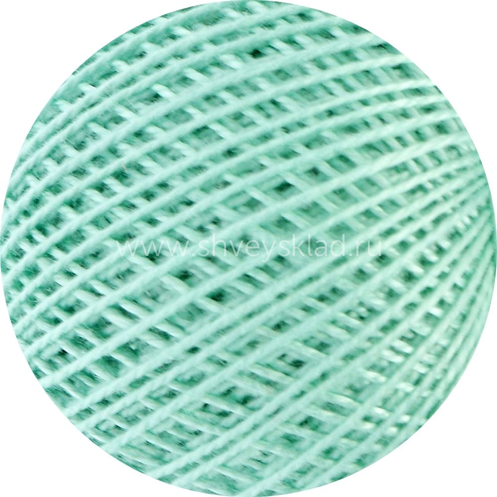 Пряжа ПНК им.Кирова Ирис / уп.20 мот. по 25 г, 150м, 4102 бледно-зеленый