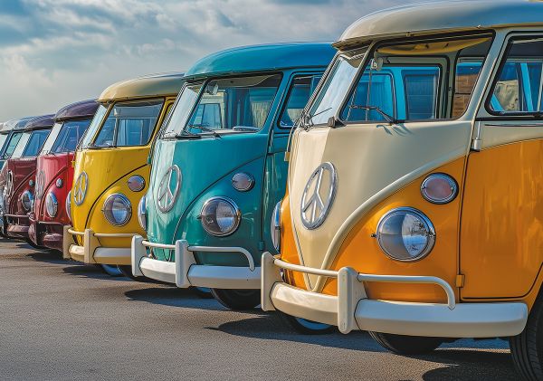 Пазл 1000 элементов, PZL-1000/95 Хиппи-караван, Фрея