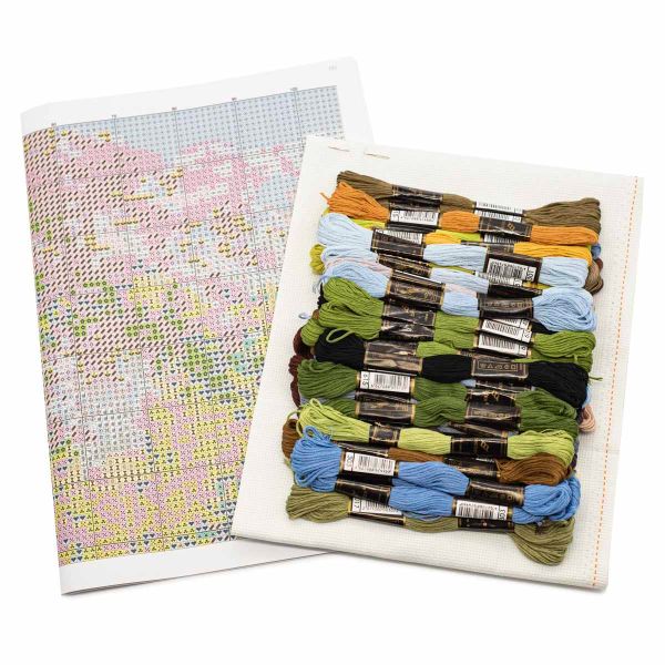 Набор для вышивания нитками Hobby&Pro, Летний полдень, 46х32 см