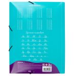 Папка на резинке A4 LRF-06 450 мкм 35 мм, песок, 5 шт, 02-Коты, Лео LRF-06