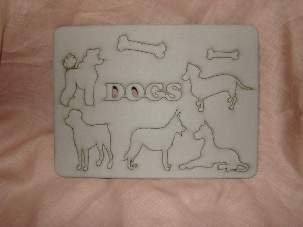 Чипборд &quot;Dogs&quot;, Woodbox