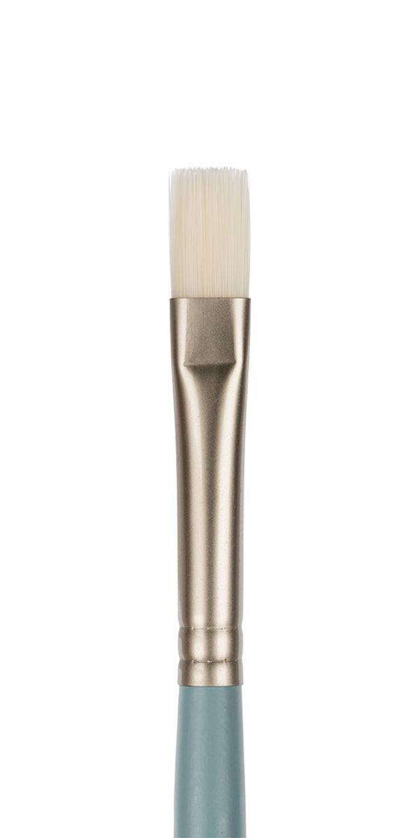 Кисть синтетика №10 плоская, 5 шт, длинная ручка, Vista-Artista 40132-10