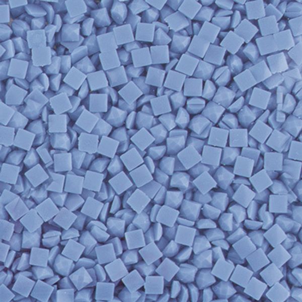 Стразы неклеевые акрил 2.3х2.3 мм, 100 г (10х10 г), /РП/, №3113 голубой, Zlatka ZMS