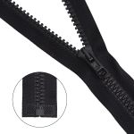 Молния трактор Arta Т6 (6 мм) 1 зам., разъем., 65 см, цв. 077 черный, уп.5 шт