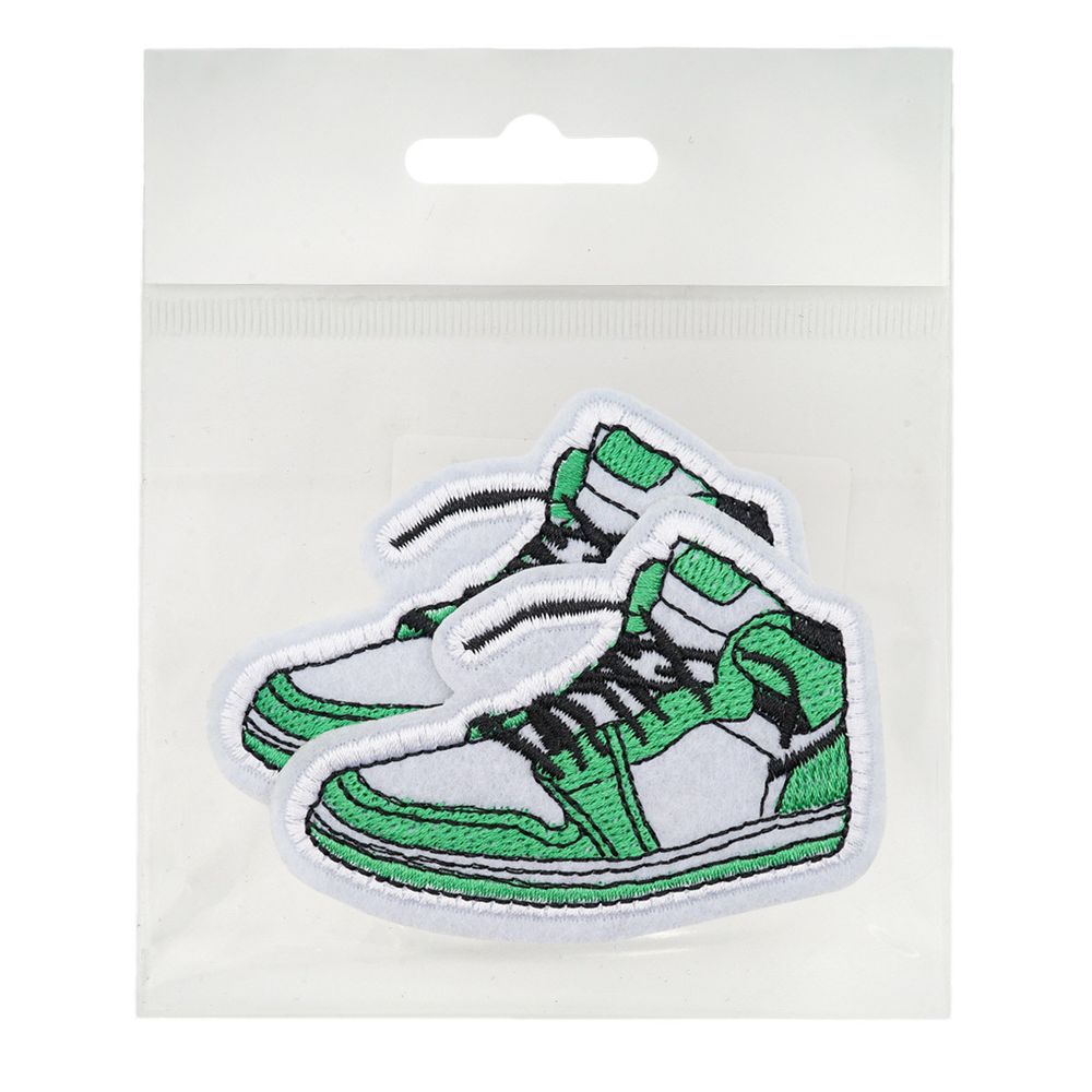 Термоаппликация КРОСЫ 80х60мм (Green (зеленый)), 2 шт, LA581