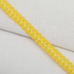 Тесьма отделочная вязаная 17 мм, 10 м, желтый